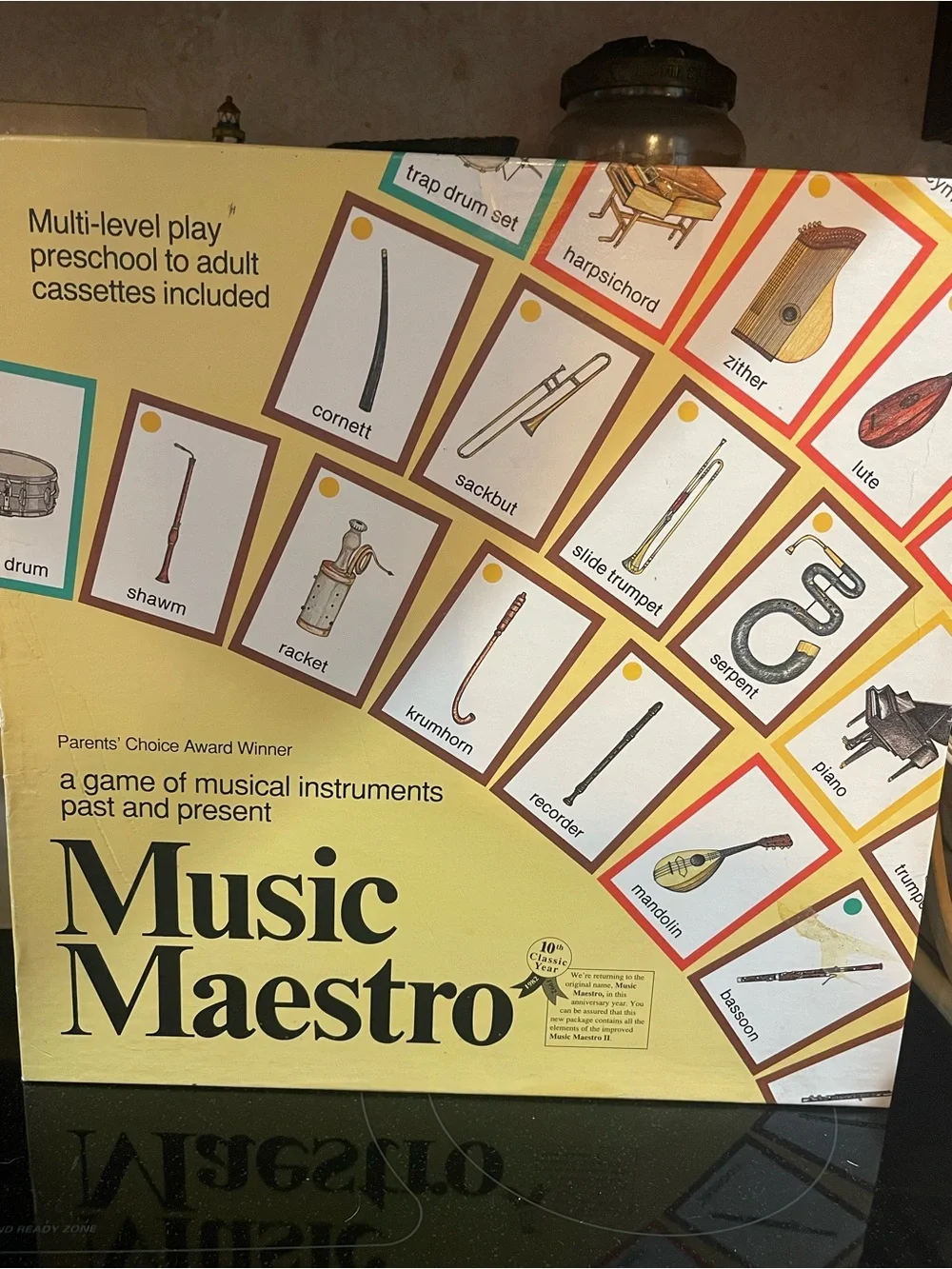 Vintage Music Maestro Game Musical Instruments Past and Present 1990 Complete
